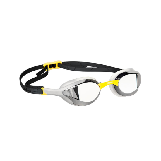 MadWave ALIEN Aynalı Yüzme Yarış Gözlüğü Gri/Sarı